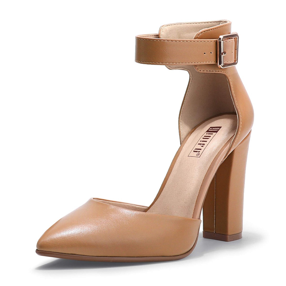 IDIFU Women's Closed Toe High Heels Pumps Pointed Toe Dress Shoes