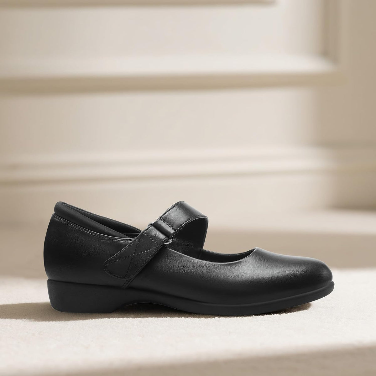 DREAM PAIRS Women's Mary Jane Flats Ankle Strap Shoes