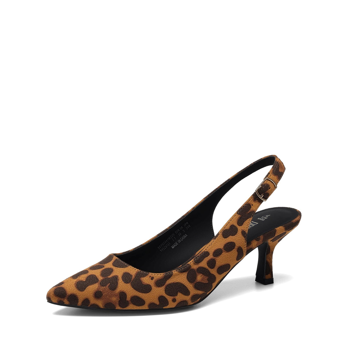 DREAM PAIRS Women's Kitten Slingback Heels Pumps