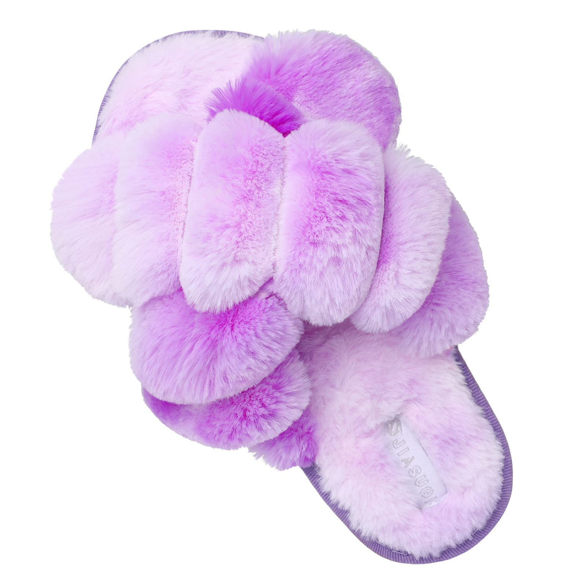 JIASUQI Womens Slippers Fuzzy Fluffy House Slippers for Women House Shoes