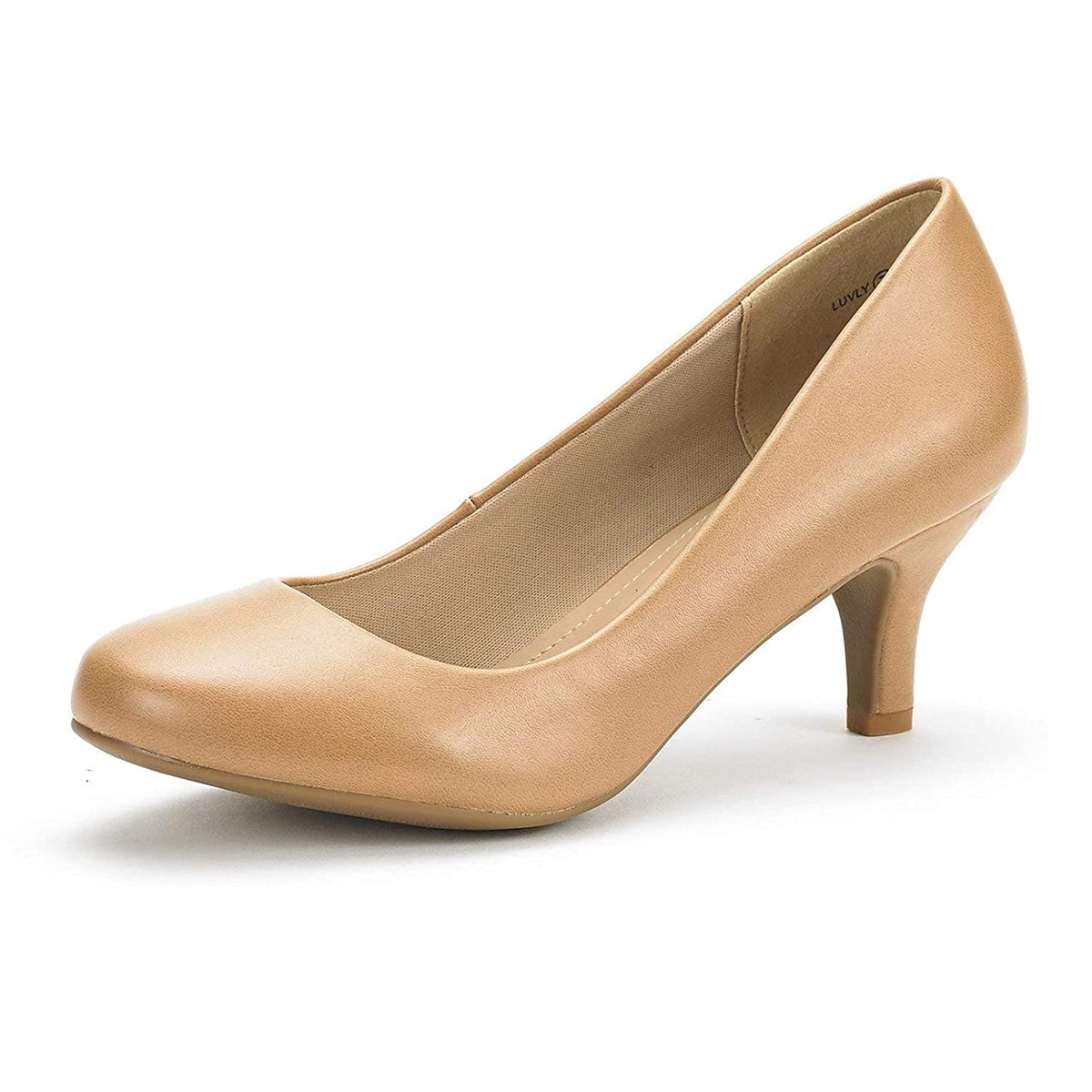 DREAM PAIRS Women's Comfortable Kitten Heels Pumps