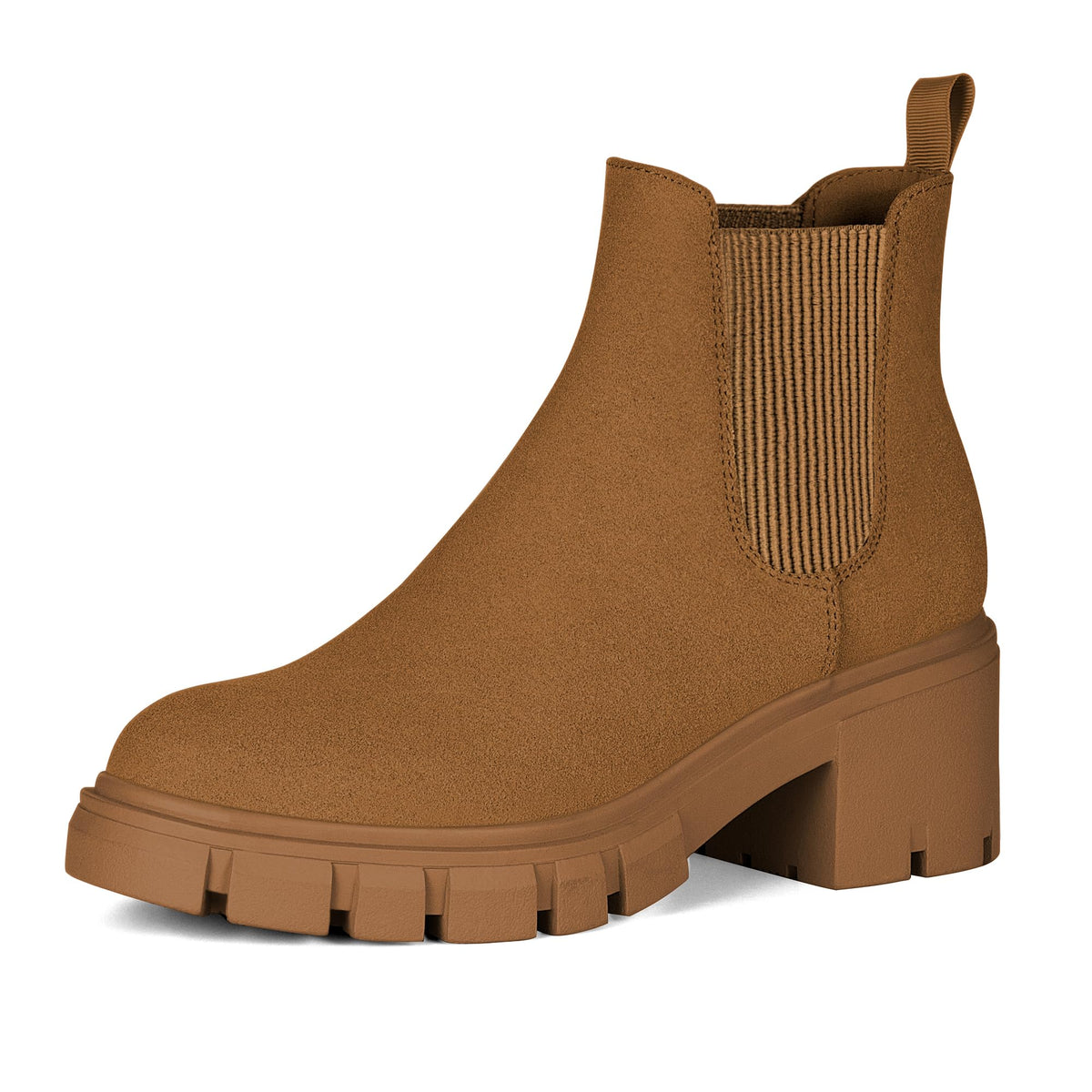Athlefit Women's Slip on Chelsea Ankle Boots