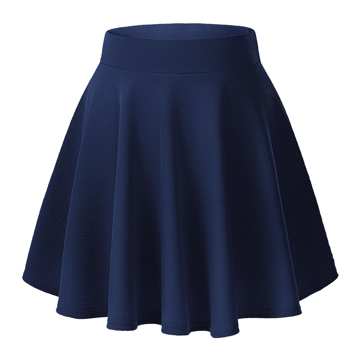 Urban CoCo Women's Basic Versatile Stretchy Flared Casual Mini Skater Skirt