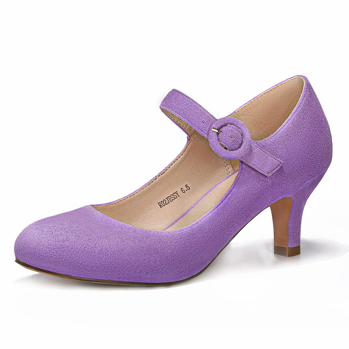 IDIFU Women's Mary Jane Dress Shoes Low Kitten Heels Pumps
