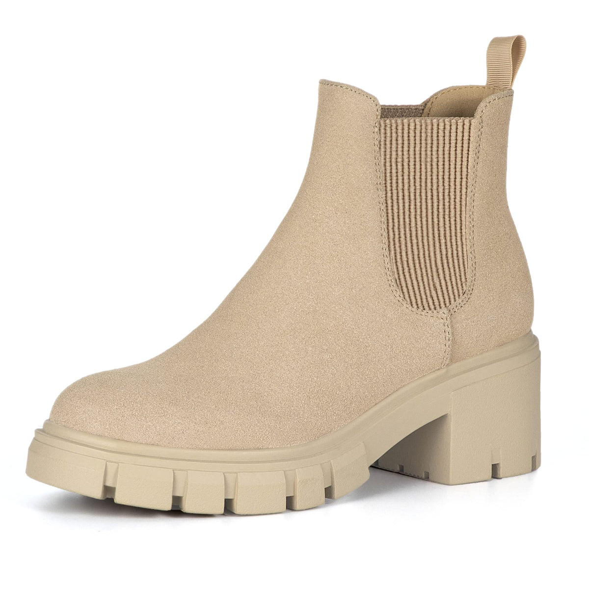 Athlefit Women's Slip on Chelsea Ankle Boots