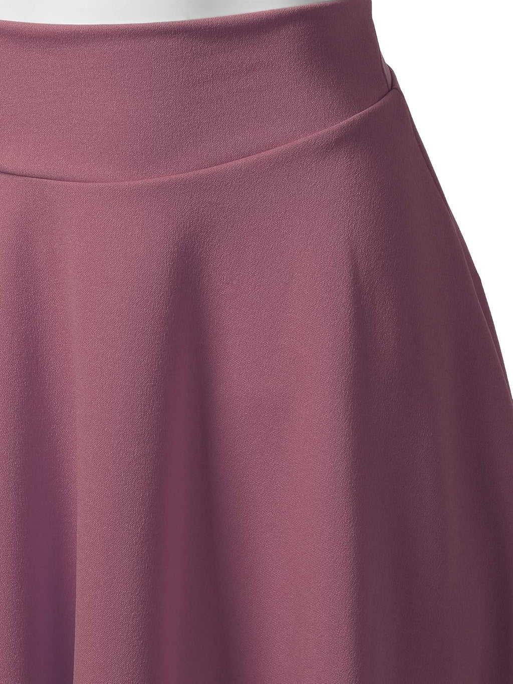 SSOULM A-Line Midi Skirt - Made in USA - Stretchy High Waisted Flare Skirts with Plus Size
