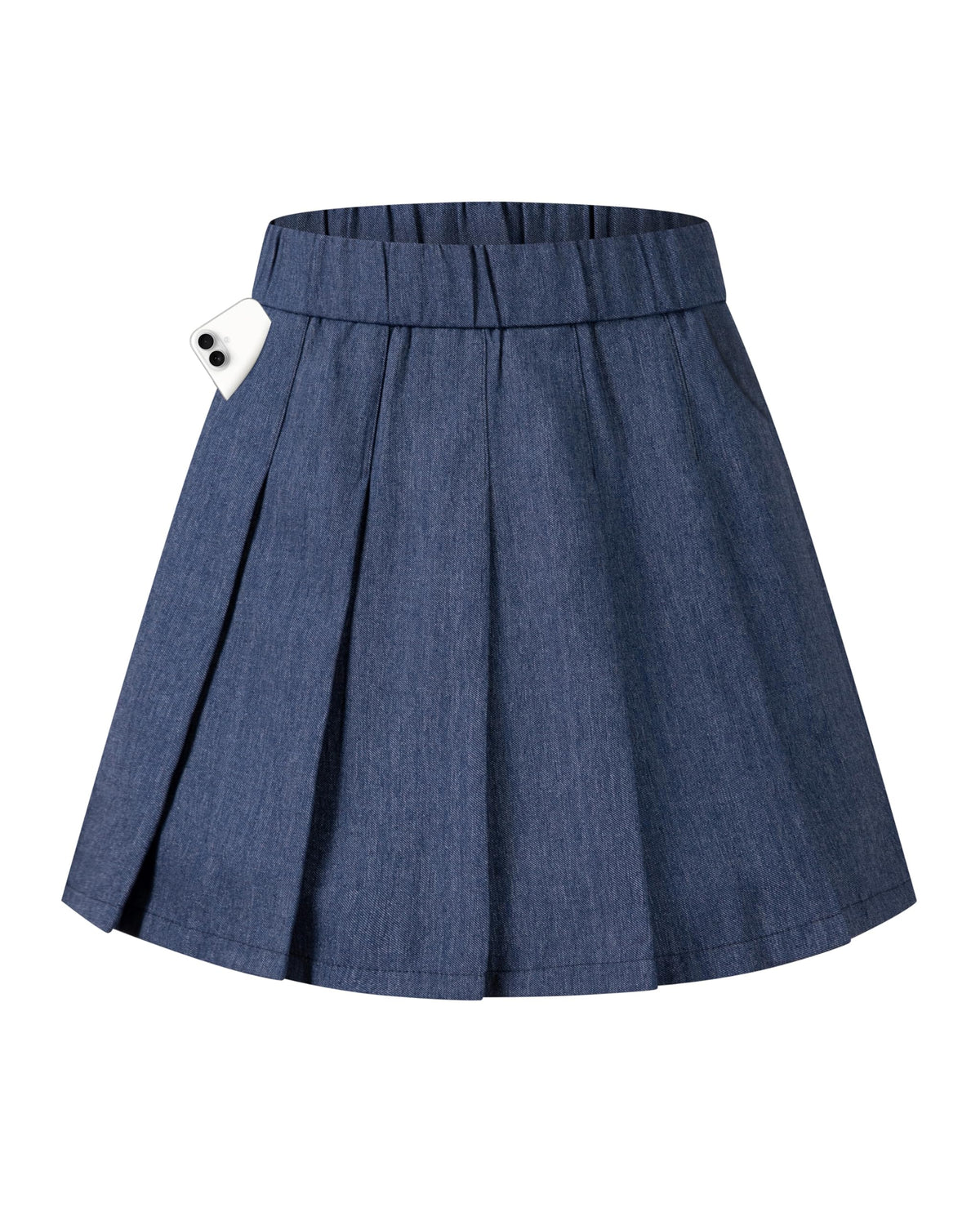 DRESS NICES Women Pleated Skirt A-Line Short Mini Basic Skirt School Uniform Cheerleader Skirts Skater Skirt