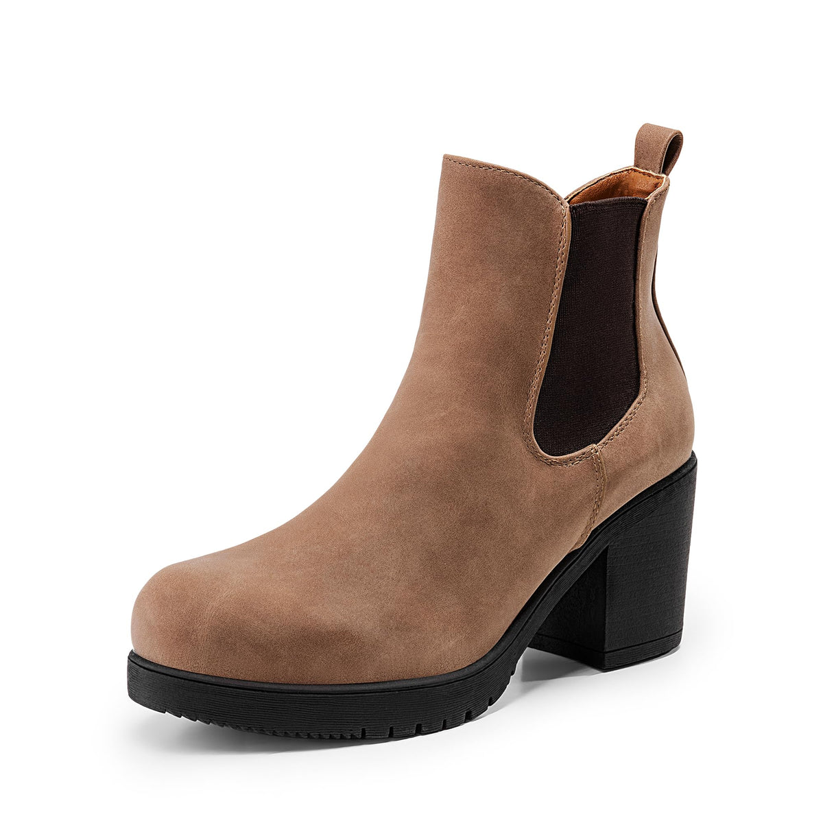 DREAM PAIRS Women's Chelsea Ankle Boots Fall Booties Shoes