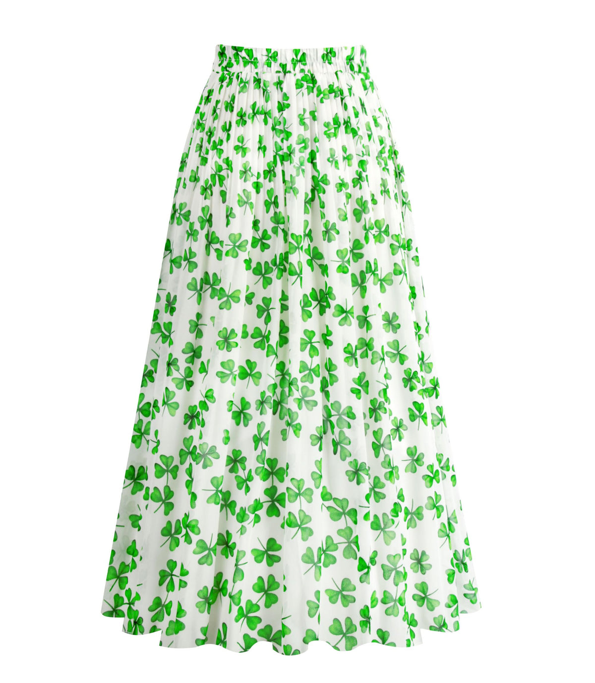 Kingfancy Women's Pleated Skirt A-Line Midi Skirts