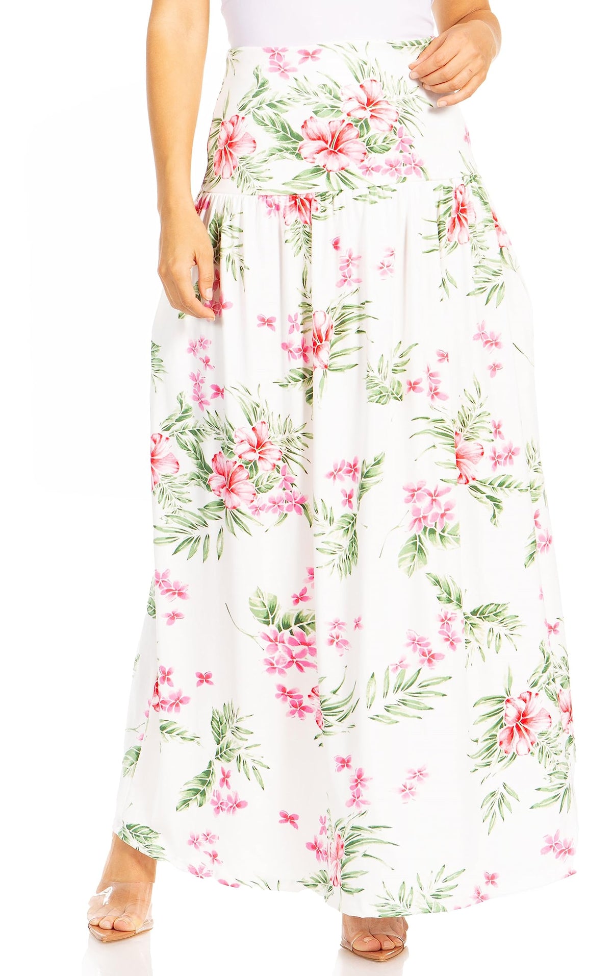 Simlu Maxi Skirts for Women Ankle Length Skirt Casual Long Skirt High Waisted Maxi Skirt Reg and Plus Size Skirt Long Skirt