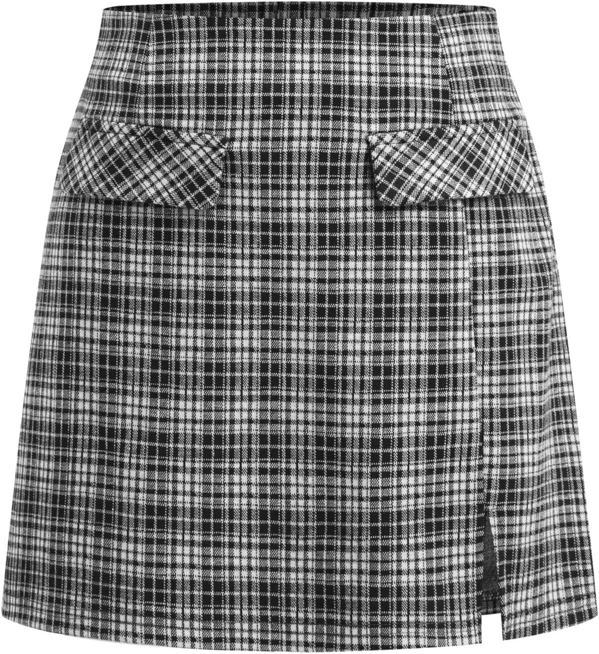CIDER Mini Skirt High Waist Split Party Basic A Line Skirt