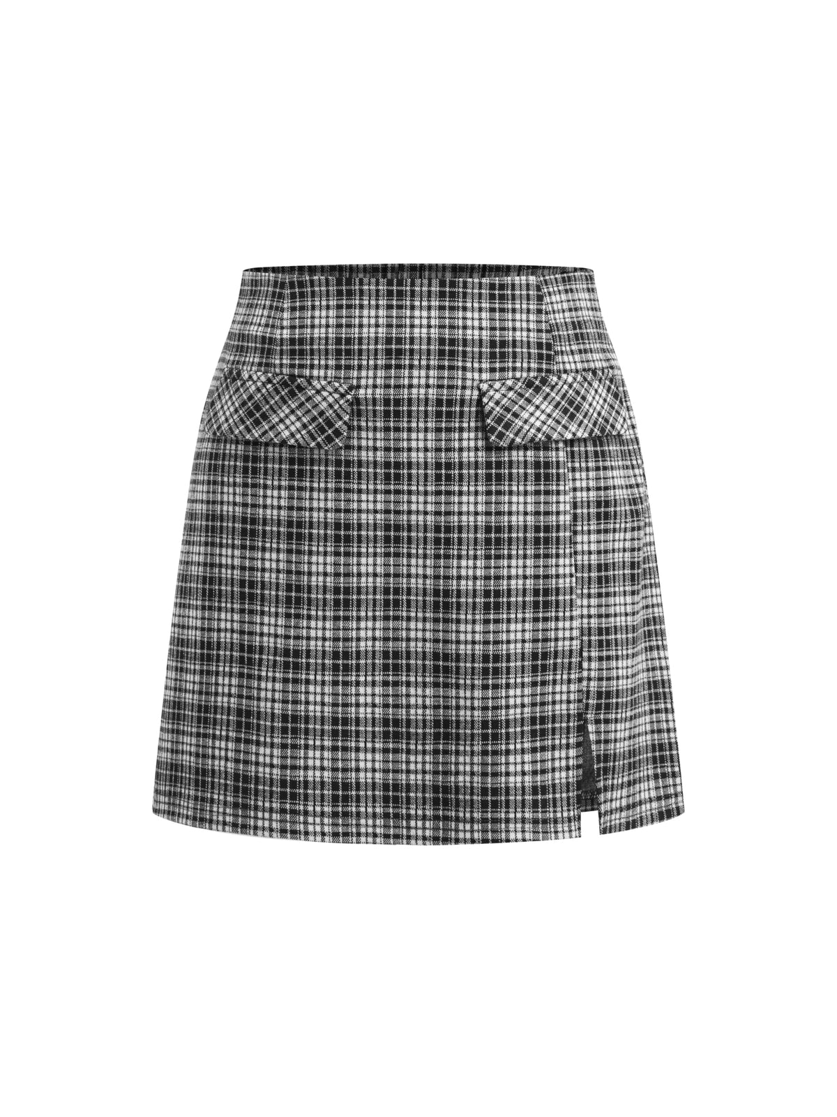 CIDER Mini Skirt High Waist Split Party Basic A Line Skirt