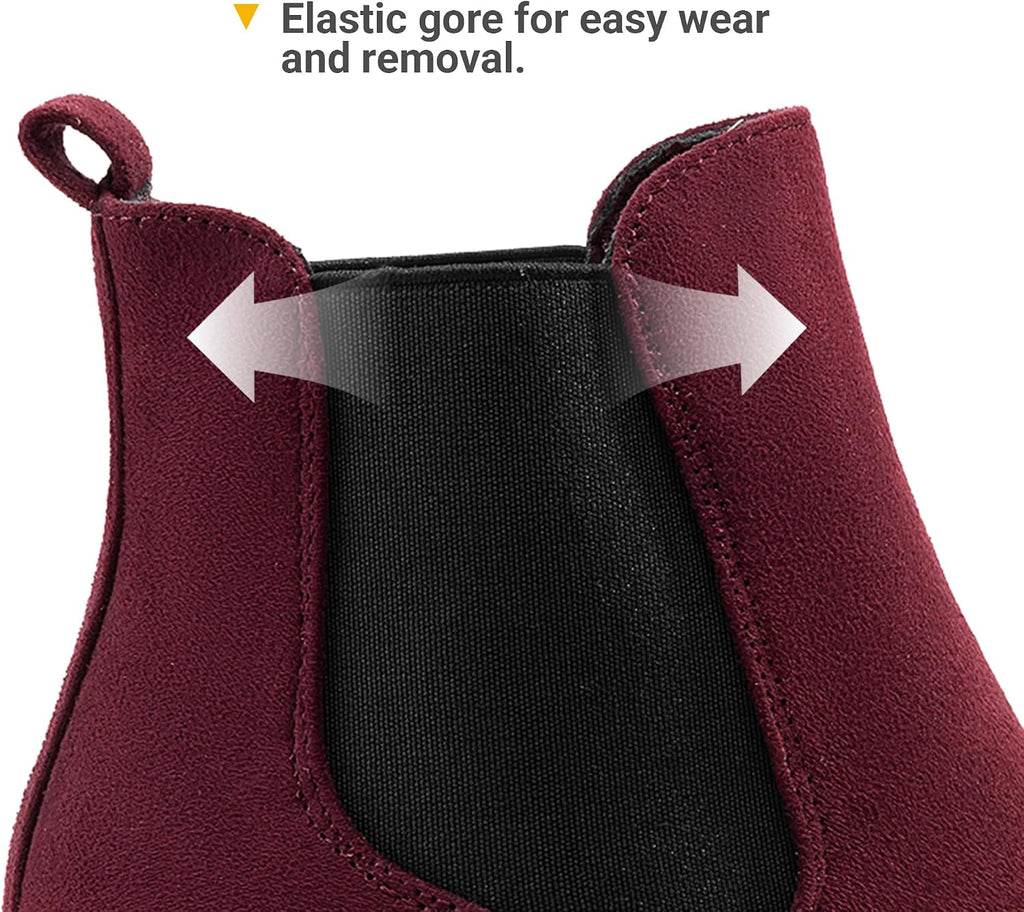 DREAM PAIRS Women's Chelsea Ankle Boots Fall Booties Shoes