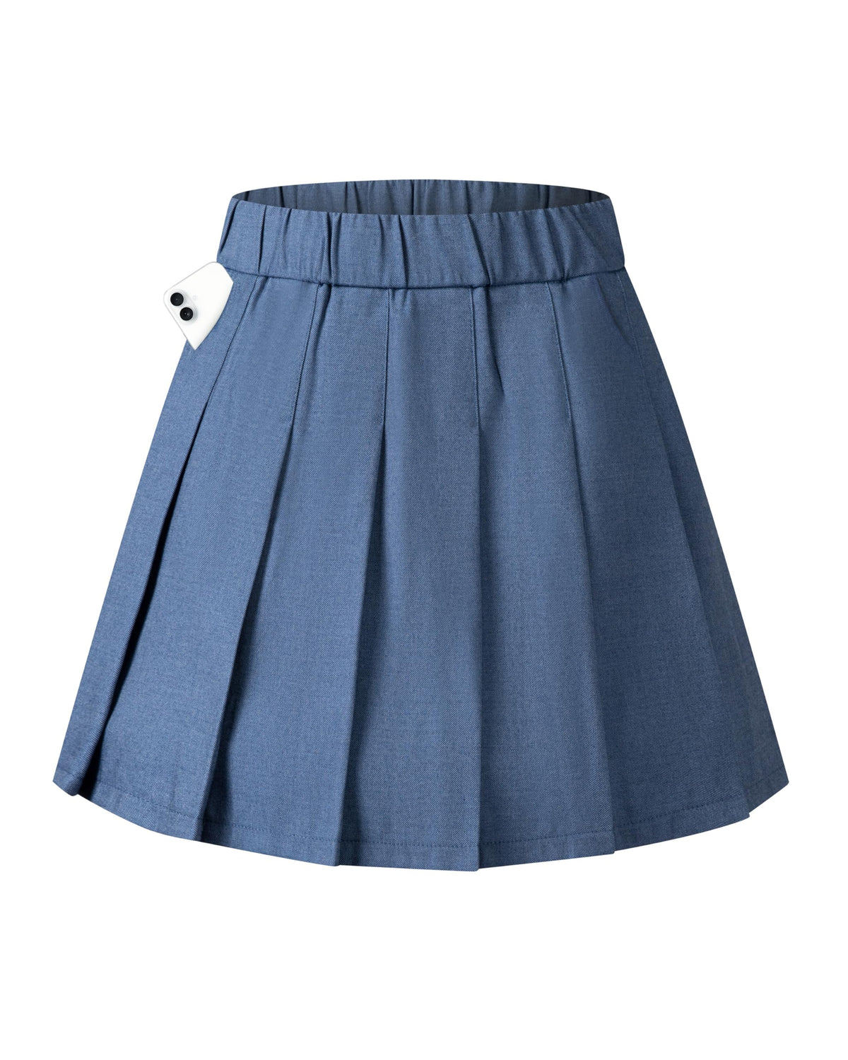 DRESS NICES Women Pleated Skirt A-Line Short Mini Basic Skirt School Uniform Cheerleader Skirts Skater Skirt