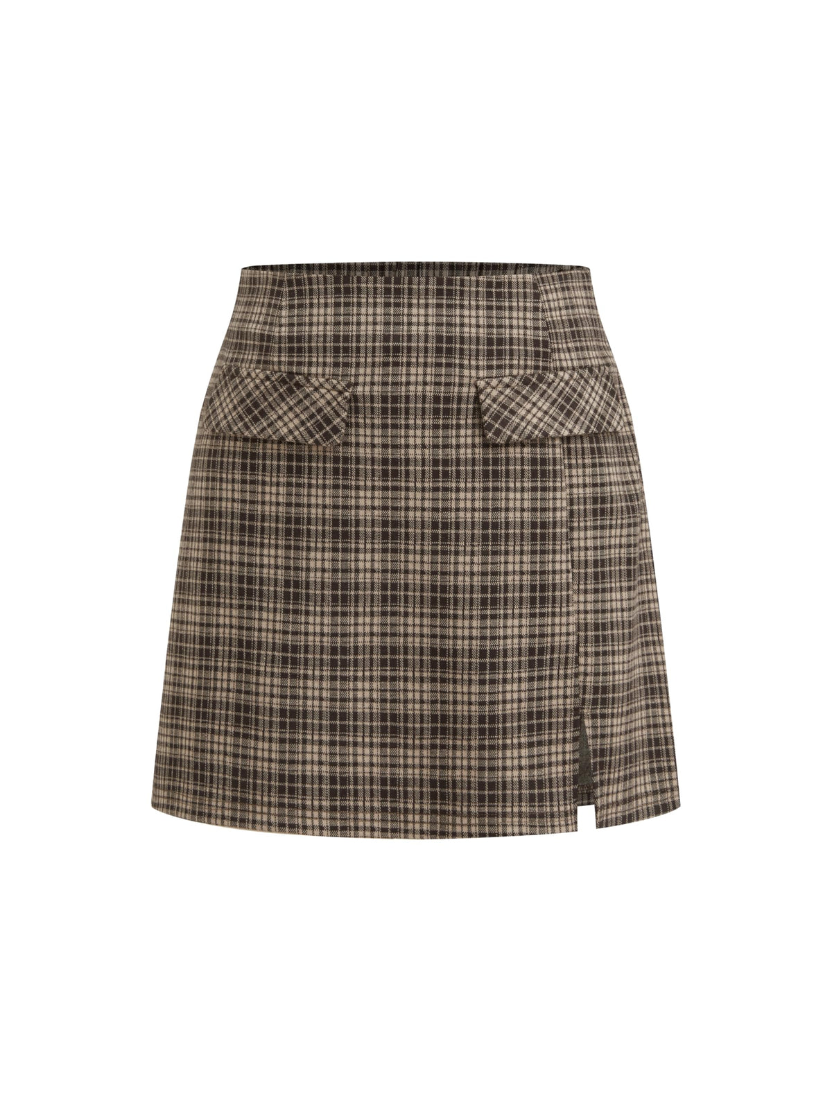 CIDER Mini Skirt High Waist Split Party Basic A Line Skirt