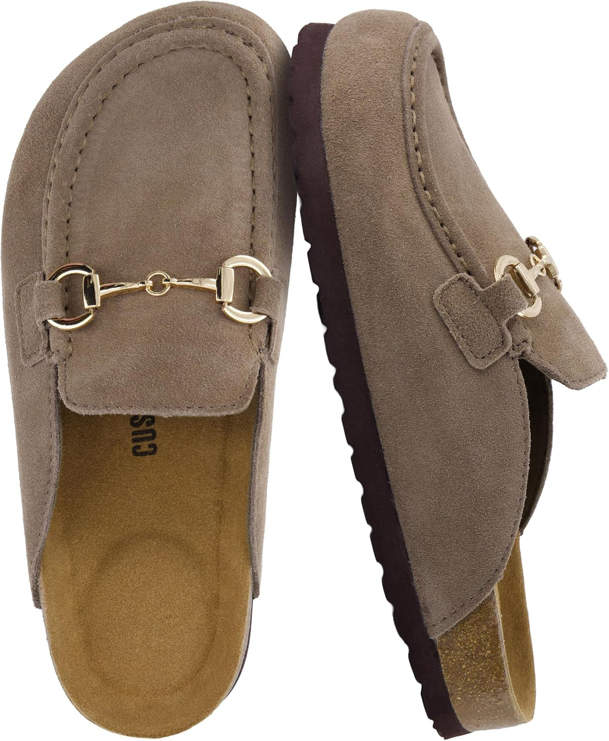 CUSHIONAIRE Cliff Suede Clog Mules for Women