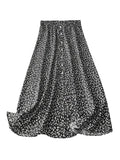 GORGLITTER Women's Plus Size Skirts for Curvy Floral Midi Maxi Skirts