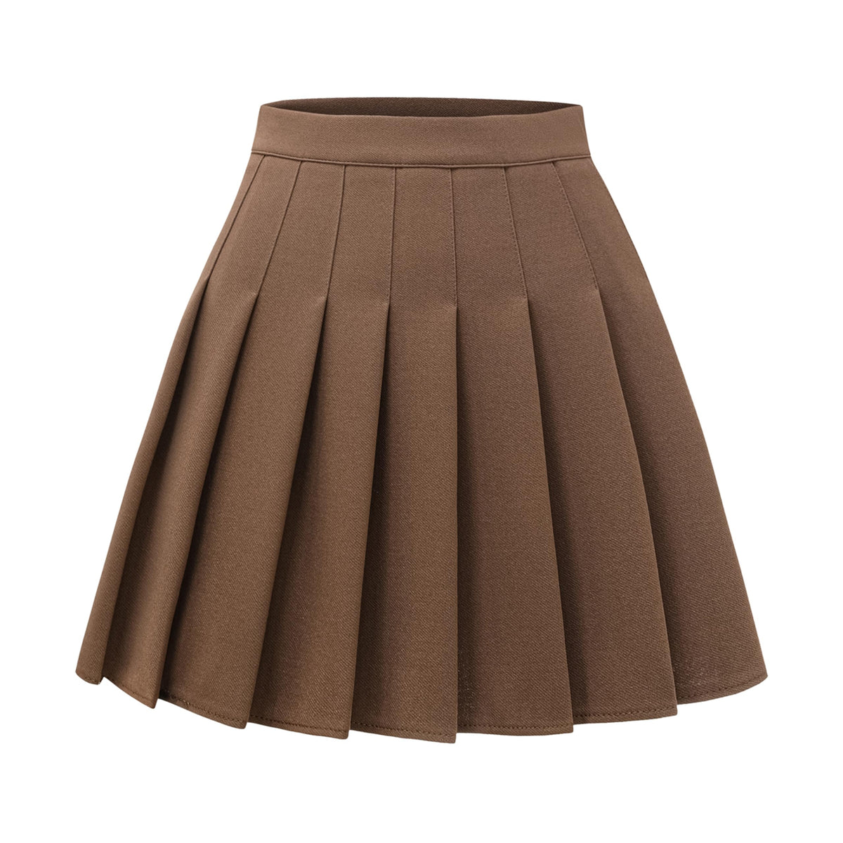 DRESS NICES Women Pleated Skirt A-Line Short Mini Basic Skirt School Uniform Cheerleader Skirts Skater Skirt