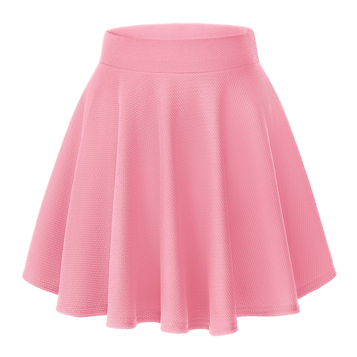 Urban CoCo Women's Basic Versatile Stretchy Flared Casual Mini Skater Skirt