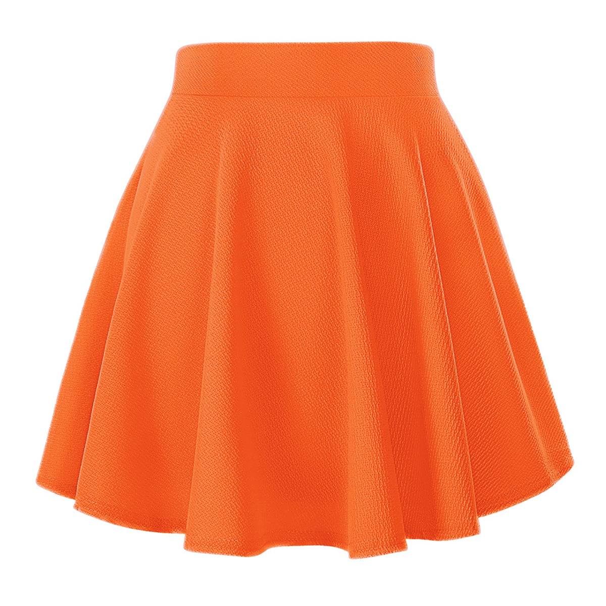 Urban CoCo Women's Basic Versatile Stretchy Flared Casual Mini Skater Skirt