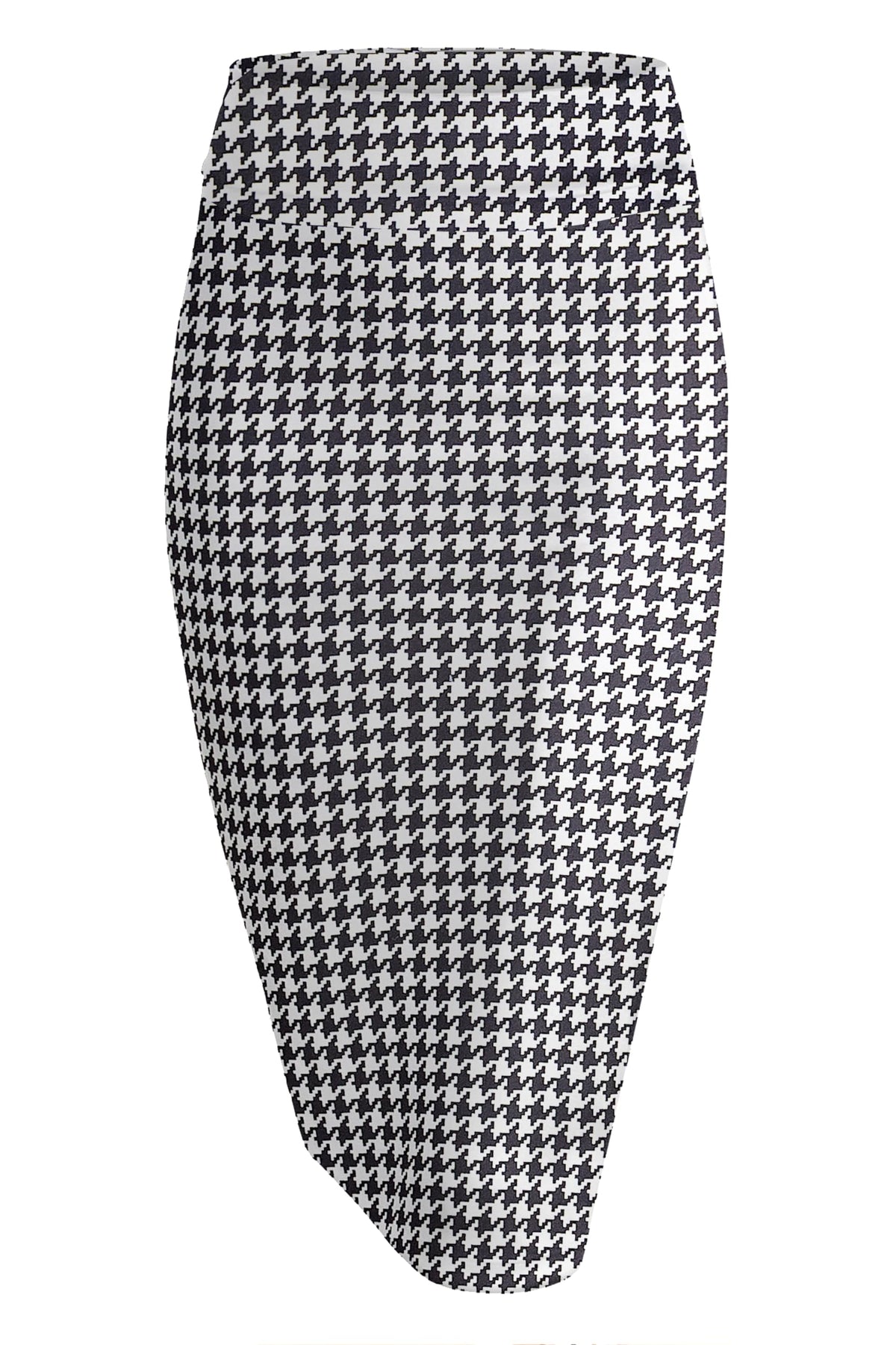 Made By Johnny Women's Premium Scuba Stretch High Waist Pencil Skirt Below Knee for Office Wear