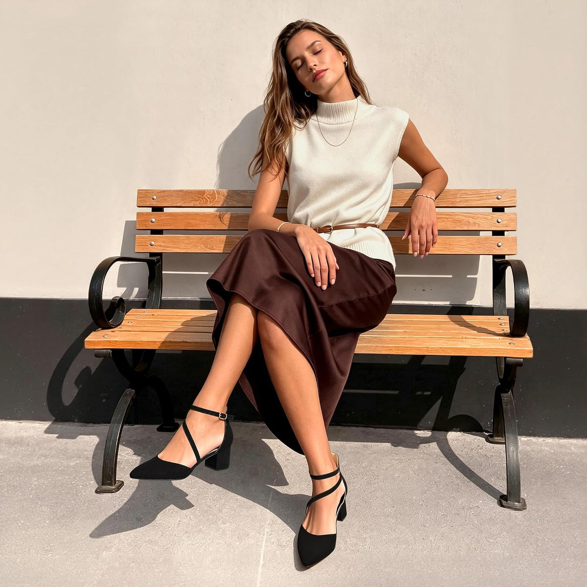 DREAM PAIRS Women's Dress Shoes Block Heels Pumps