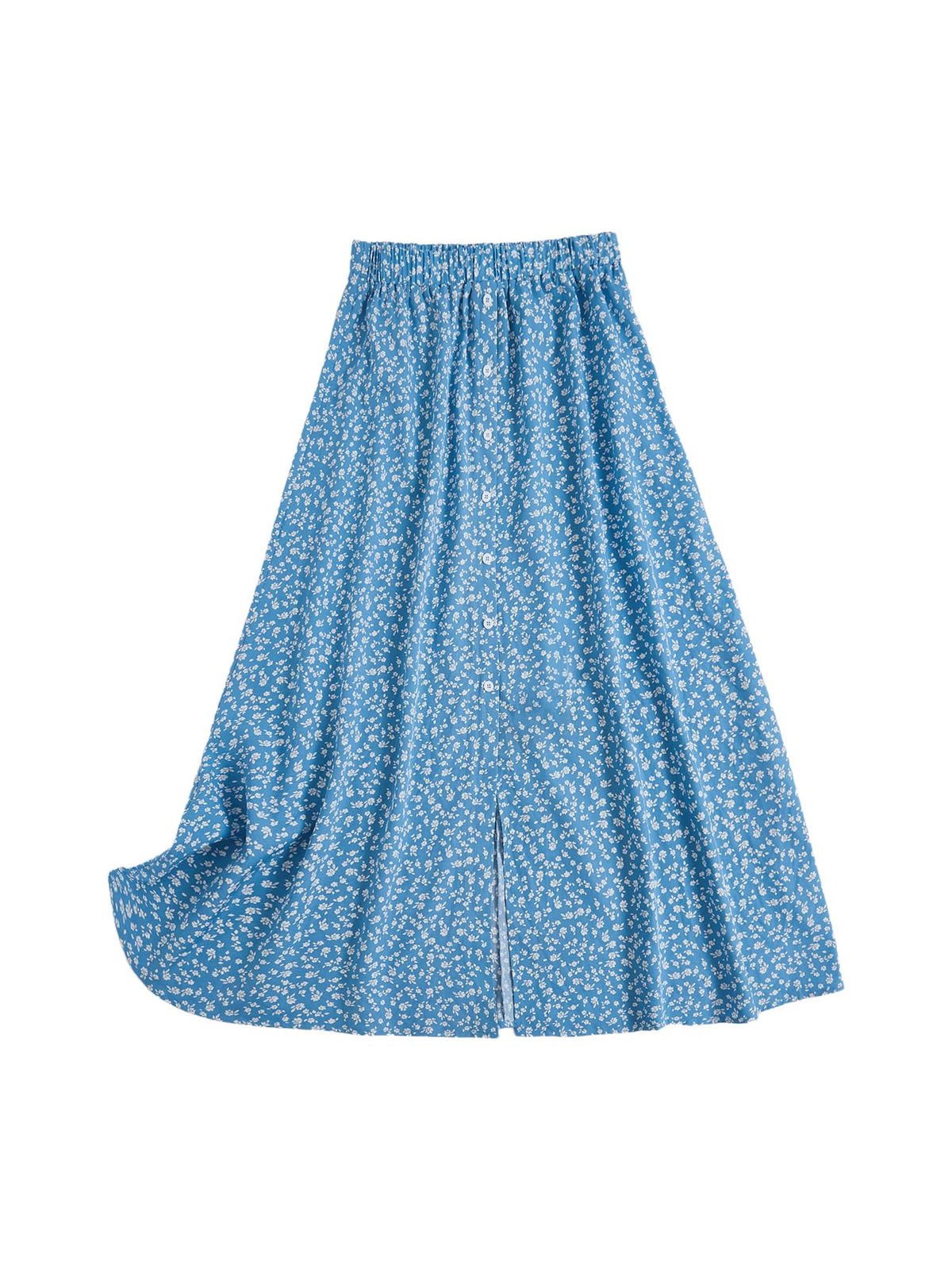GORGLITTER Women's Plus Size Skirts for Curvy Floral Midi Maxi Skirts