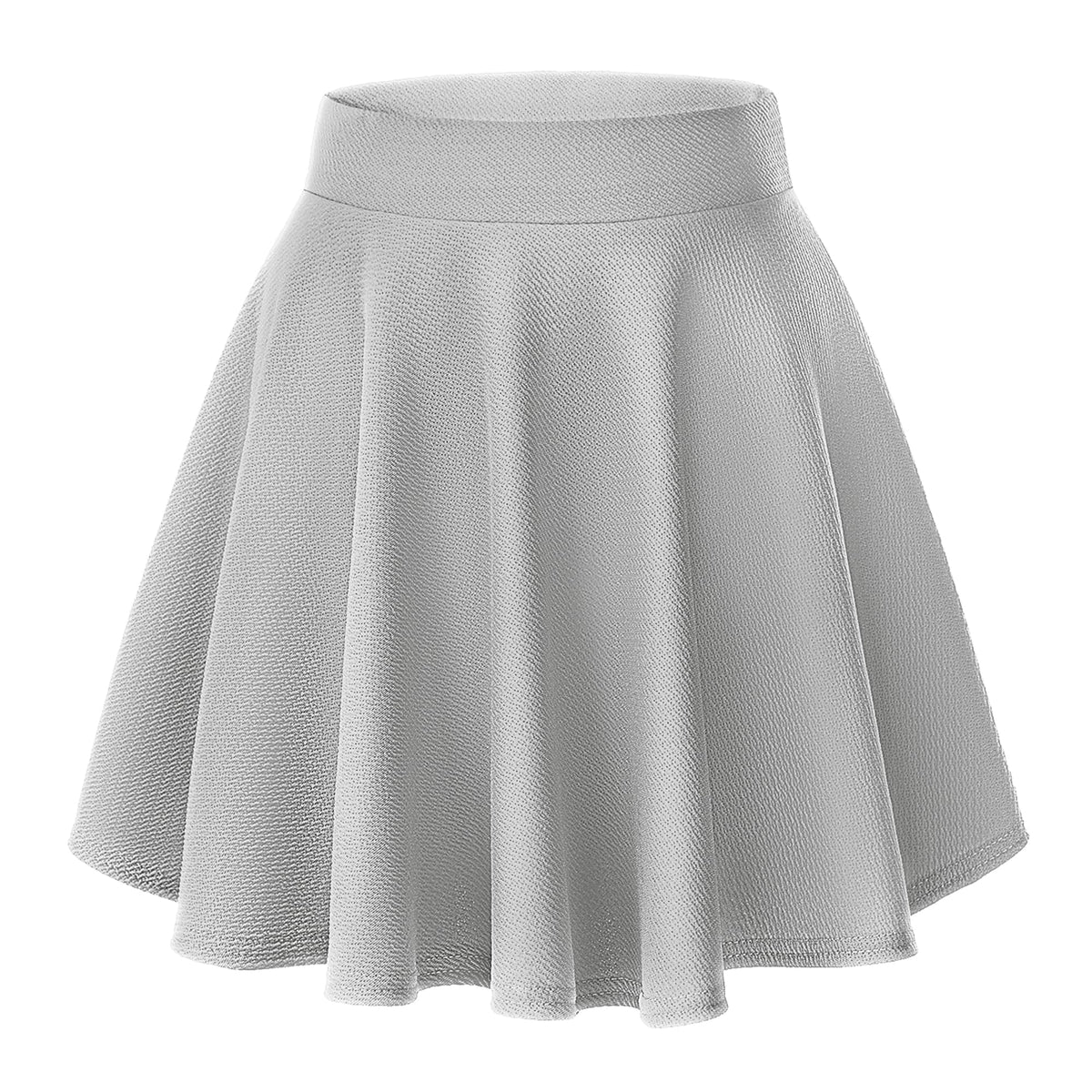 Urban CoCo Women's Basic Versatile Stretchy Flared Casual Mini Skater Skirt