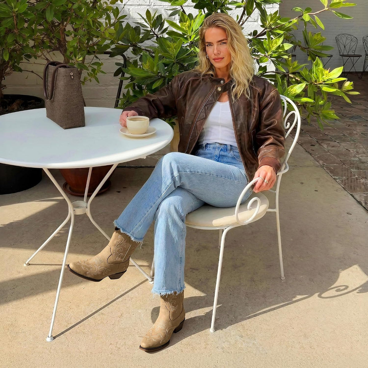 DREAM PAIRS Women's Cowboy Cowgirl Western Ankle Boots